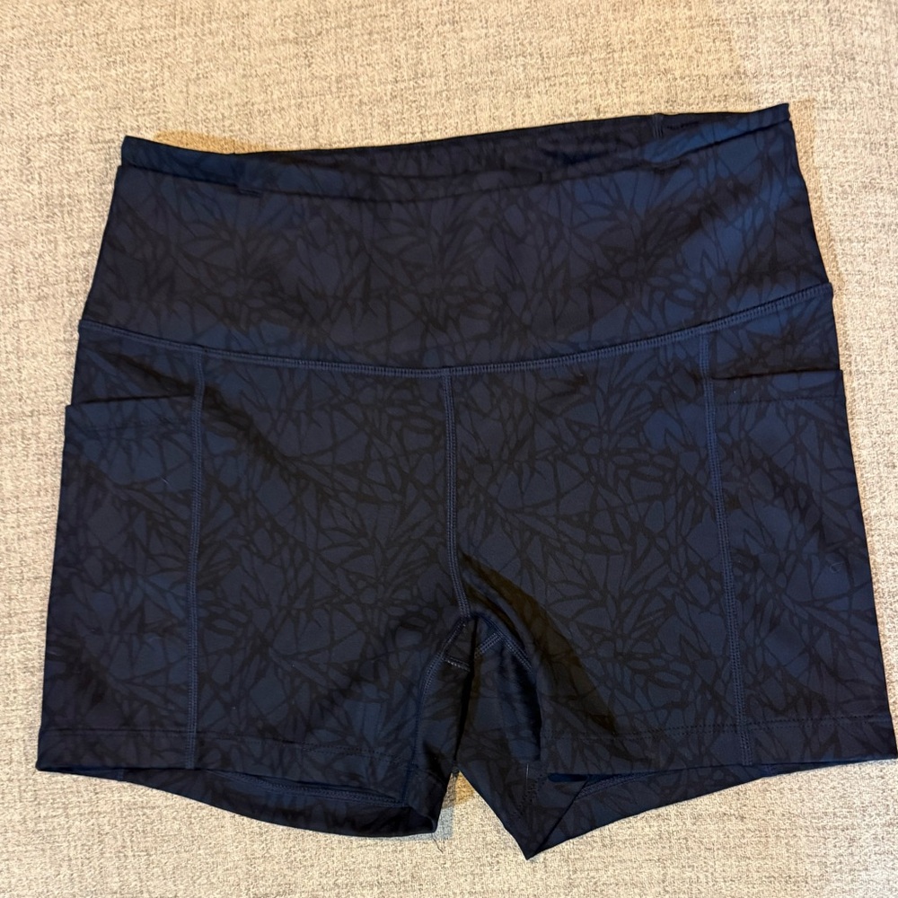 Oiselle Pockito 4” shorts Ink Blue Monarch